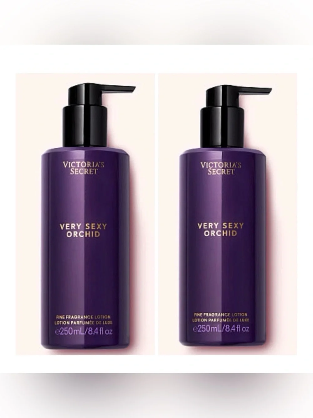 Victoria's Secret VERY SEXY ORCHID Fragrance Lotion ~ 8.4 fl.oz. ( Lot of 2 )
